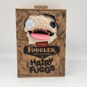 Zuru Fuggler Hairy Fuggs Funny Ugly Monster Beige Plush Boogah Balding Grey NEW